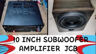 10 INCH SUBWOOFER AND AMPLIFIER FOR VEHICLES HampS AUDIO CAR SUB AMP [upl. by Driskill643]