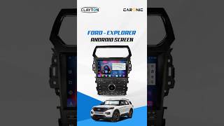 Installing Clayton Android Screen in Ford Explorer new design [upl. by Dahc]