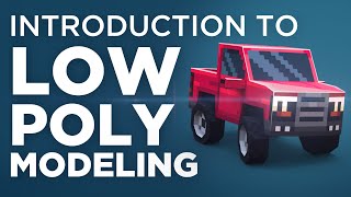 How to create a Low Poly 3D MODEL  Tutorial [upl. by Herrle932]