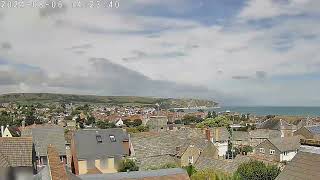 6th August 2024  Wet start sunny later  Swanage Dorset Webcam Timelapse [upl. by Elrak]