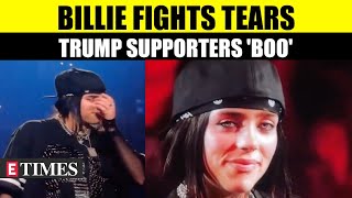 Billie Eilish Breaks Down At Nashville Concert Donald Trump Supporters React  WATCH [upl. by Alford]