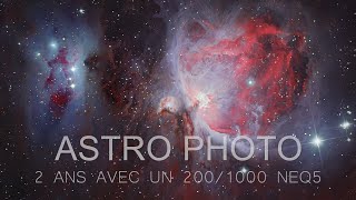 2 ans avec un télescope Skywatcher 2001000 sur Neq 5 ☄️ [upl. by Ellehcit908]