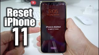 How To Reset amp Restore your Apple iPhone 11  Factory Reset [upl. by Robbin]