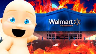 Baby Sets WALMART On Fire Whos Your Daddy [upl. by Harat]