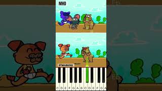 Baby Catnap and Baby Dogday who should get love  Poppy Playtime 3 ToonJourney Piano Tutorial [upl. by Ttam585]