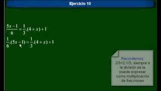 Ecuaciones fraccionarias de primer grado usando distributiva Ejercicios resueltos [upl. by Ylek]