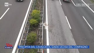 Donna precipitata dal cavalcavia non è stato un suicidio  La vita in diretta 30052024 [upl. by Grim]