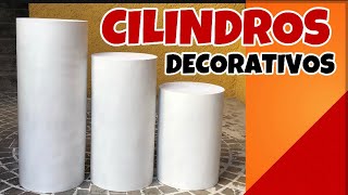 CILINDROS Decorativos para fiestas [upl. by Artcele]