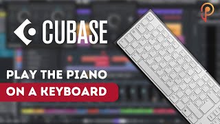 Turn your KEYBOARD into a PIANO  Cubase Tutorial [upl. by Vivica]