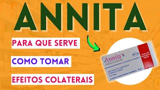 ANNITA Nitazoxanida REMÉDIO DE VERME BULA RESUMIDA [upl. by Mata709]