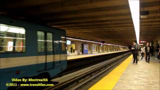 Montreal Metro Station Longueuil  Université De Sherbrooke HD [upl. by Ffoeg111]