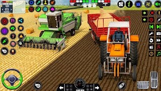 Real Tractor Trolley Farming Simulator Game  Tractor For Loading tractorvideogamingvideo [upl. by Bakeman]