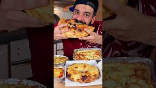 موكبانغ كالزون إيطالي من اروع مايكون Italian Calzone Mukbang Shorts [upl. by Arezzini]