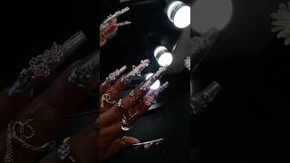 Press On Nail Set  Gel Press On Nails  Gel Nails pressonnails pressonnailbusiness nailtutorial [upl. by Ayerf402]