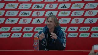 DECLARACIONES DE Ricardo Gareca Post partido Chile vs Bolivia [upl. by Drusy602]