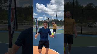 FREE THROW PAIN GAME🏀😂 Tennis Edition sports game basketball funny tennis [upl. by Noloc]