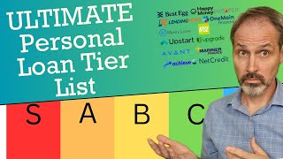 Ultimate Tier List of Personal Loans for People with FAIR Credit Scores Below a 700 credit score [upl. by Ecallaw]