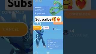 I gave origin form dialga to my subscriber🥰❤️💙✨pokemongotrendingviralshortsshortssubscribesub [upl. by Jehoash]