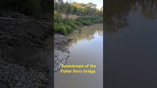 Downstream of the Fisher Ferry bridge on the Big Black River River is down mississippiriver [upl. by Elburt318]