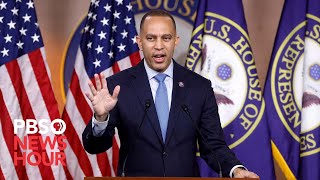 WATCH LIVE House Democratic leader Jeffries holds weekly press briefing amid debt ceiling impasse [upl. by Hugh]