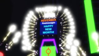 VTSQ November 2024 Monthly Ball Drop amp Countdown TreasureCam Footage 🦃🍰🍂 [upl. by Oren]