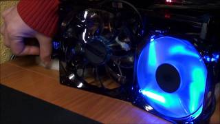 Prolimatech Blue Vortex LED 12 amp 14 fan [upl. by Ytirahs]