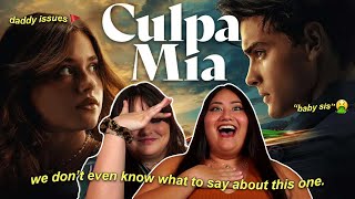 so we watched the step sibling romance movie  Culpa Mia  My Fault REACT [upl. by Adnilram55]