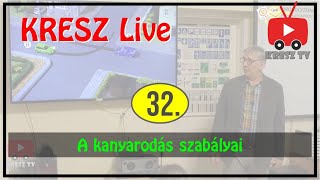 KRESZ tanfolyam Live  32  A kanyarodás szabályai [upl. by Annoid]