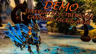 Guild Wars 2  Synergetics Cyberscale amp Canthan Faces and Hair Demo [upl. by Eldred601]