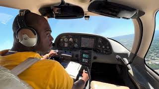 VFR flight following Bradley international airport to Hartford Brainard airport in a cirrus sr22 [upl. by Victorine]