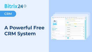 Bitrix24  A Powerful Free CRM System [upl. by Irrab]