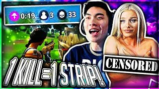 THIS GUY MADE HER STRIP  1 KILL1 STRIP ft RICEGUM [upl. by Arelc168]