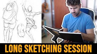 Improve Your Sketching Skills TODAY long session [upl. by Triley]