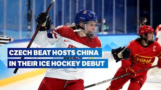 Women’s Ice Hockey  CZE v CHN  Highlights  Beijing 2022 [upl. by Notsur]