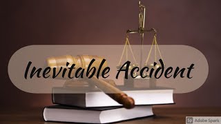 Inevitable Accident  General Exception  Law of Torts  Easy way  in Hindi [upl. by Ilene]