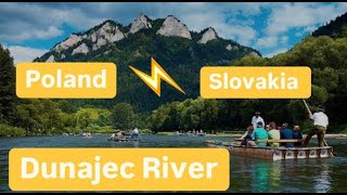 Dunajec riverPolandSlovakia border [upl. by Karlow453]