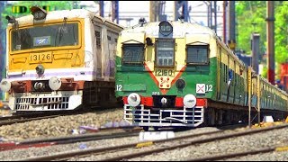 Eastern Railway in Sealdah South lines ALL Electric multiple unit Trains [upl. by Talbot419]