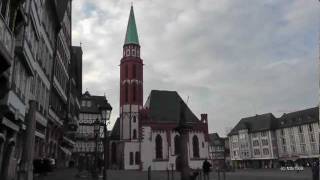 Frankfurt am Main Glockenspiel alte Nikolaikirche Römerberg [upl. by Ahsetel]