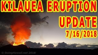 Hawaii Kilauea Volcano Eruption News Update for 7162018 [upl. by Whit]