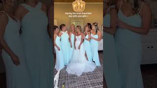 Creating core memories with your besties azazie wedding bridesmaidfashion bridesmaids bride [upl. by Nylaret]