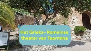 Sicilië  Het GrieksRomeinse theater van Taormina [upl. by Akcire475]