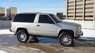 1999 Chevrolet 2 Door Tahoe Z71 4x4 Lifted Rare Truck for sale [upl. by Voletta]