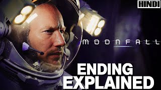 Moonfall 2022 Explained in HINDI  ENDING EXPLAINED  SciFi [upl. by Hulen]