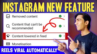 Instagram Content Lowered In Feed New Feature  Content Lowered In Feed Instagram [upl. by Charron245]