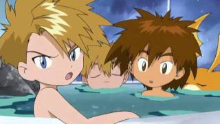 Digimon Bath Tub Scene with Subs [upl. by Aleekat]