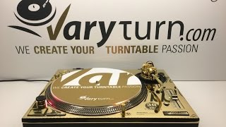 Designed by Varyturncom 24k GOLD plated 30 Years Anniversary DMC Edition with Technics SL1200 LTD [upl. by Deery]