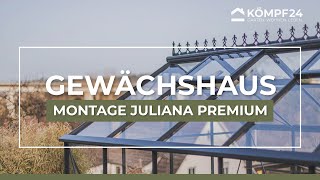 Montage Gewächshaus Juliana Premium  Schritt für Schritt [upl. by Hairaza596]