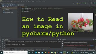 how to read an image in pycharm  how to read an image in python [upl. by Alamaj]