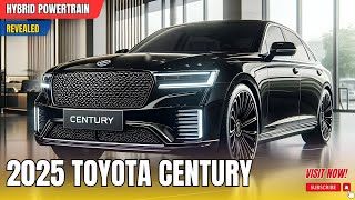 2025 Toyota Century A New Luxury Car with More Features  New Models and New Cars 2025 Car Reviews [upl. by Meakem]