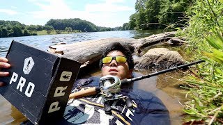 Physically EXTREME 5Lake Fishing Challenge 95 Degress  Heat Stroke  NO Car [upl. by Sivar]